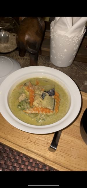 Green curry with tofu   at White Elephant Thai Resturant  in Hurghada