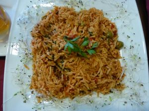 Risotto with tomatoes and basil: perfect at Govinda in Warsaw