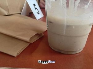 I'm sorry - I can't remember what shake this is - it was really filling and good though. at Dr. J's Vibrant Cafe in Los Angeles