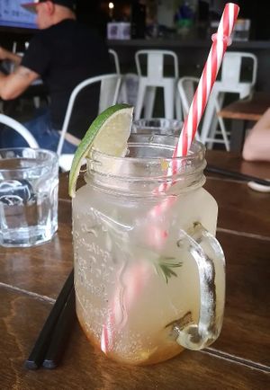Ginger Ale homemade at Vegan Ramen Mei - Del Valle in Mexico City