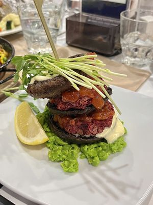 Fried Field Mushroom  at Southport Surf Life Saving Club in Main Beach