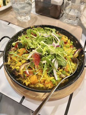 Roasted Vegetable Paella  at Southport Surf Life Saving Club in Main Beach
