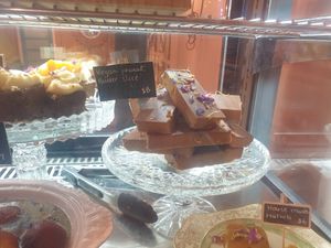 Vegan Peanut slice at Babajis Kerala Kitchen in Warburton