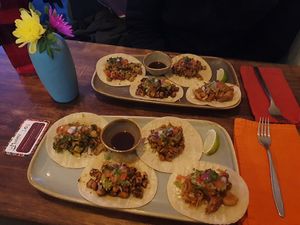 Vegan street tacos at Catalina's  in London
