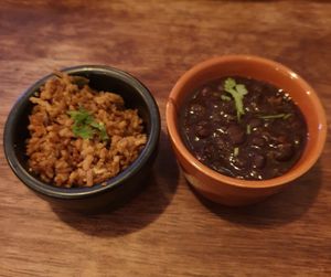 Rice and beans at Catalina's  in London