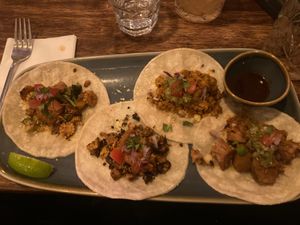 Vegan tacos at Catalina's  in London