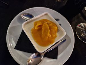 Panna cotta at Ristorante Falsariga in Rimini