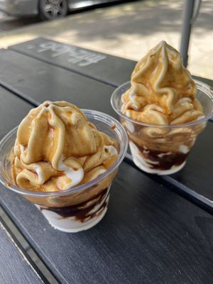 Vegan Affigato - Oatly soft serve with a shot of espresso.  at Birdie & Co  in Dusseldorf