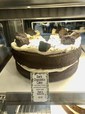 Chocolate cake  at The Lime Tree Cafe - Jumeirah in Dubai