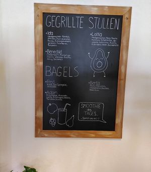 Menü Toast and Bagel at Café Vazzola in Birkenfeld