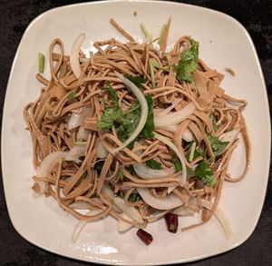 Five-Spiced Shredded Tofu at Chin's Kitchen in Portland