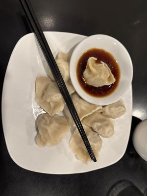 Vegan dumplings   at Chin's Kitchen in Portland