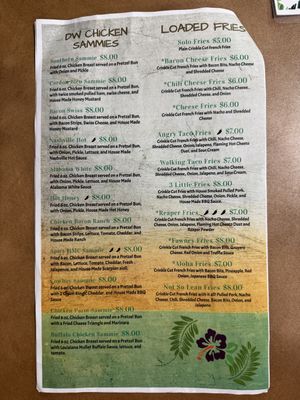 Menu, January 2025  at The Distinguished Wien in Mooresville