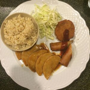 Vegetarian Chicken Teriyaki (vegan chicken) at Kotobuki in Norfolk