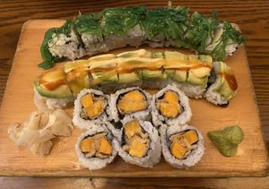 vegan sushi   at Kotobuki in Norfolk