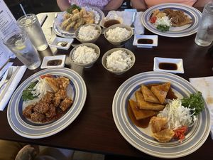 Vegan Sesame Chicken, Vegan Shrimp Tempura, Vegan Teriyaki Chicken, Tofu Steak   at Kotobuki in Norfolk