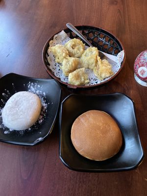 Fried Cheesecake Bites, Dorayaki, Mochi  at Kotobuki in Norfolk