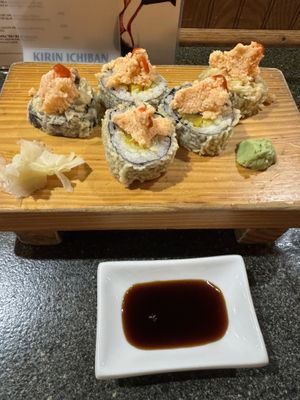Vegan Volcano 🌋 Roll  at Kotobuki in Norfolk