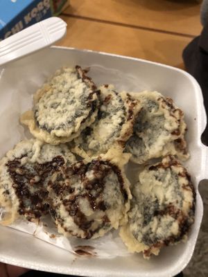 Tempura fried Oreos. SO GOOD! at Kotobuki in Norfolk