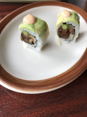 Buddha roll, with shiitake mushrooms   at Kotobuki in Norfolk
