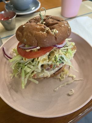   at Vital Creations Vegan Bistro in Seattle