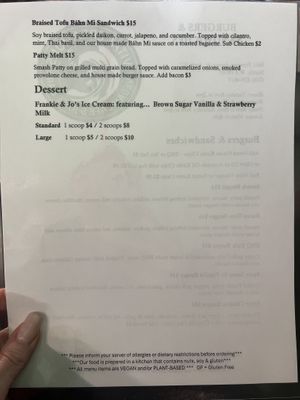   at Vital Creations Vegan Bistro in Seattle