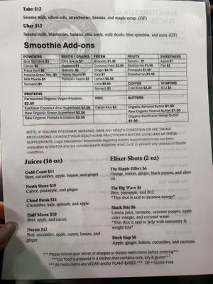   at Vital Creations Vegan Bistro in Seattle