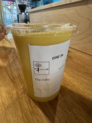 Oahu smoothie  at Vital Creations Vegan Bistro in Seattle