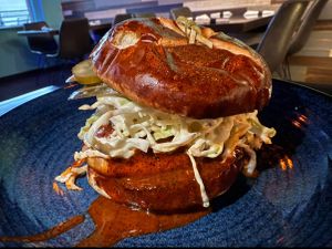 Nashville Sandwich  at Vital Creations Vegan Bistro in Seattle