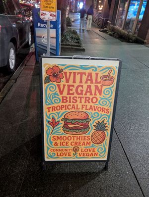  at Vital Creations Vegan Bistro in Seattle