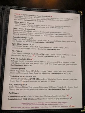  at Vital Creations Vegan Bistro in Seattle