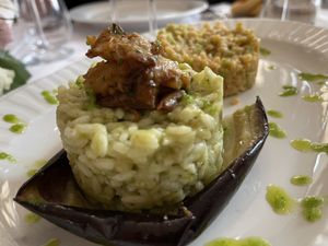 Tortini di riso  at Da Sauro in Perugia