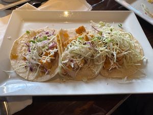 Orange Tofu at Red Star Taco Bar in Tacoma