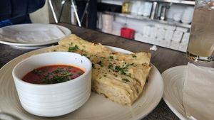 Vegan breadsticks at Urban Field in Longmont