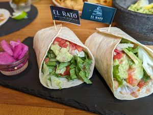 Vegan burrito at El Rato in Gyeongju-si