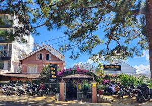 Now and HERE restaurant offers a serene dining experience, providing a tranquil atmosphere for guests to enjoy their meals. at NOW and HERE Vegetarian Buffet in Da Lat