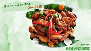 Vegetarian buffet restaurant: Over 50 dishes for just $2.5 at NOW and HERE Vegetarian Buffet in Da Lat