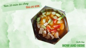 The Now and Here Vegetarian Buffet Restaurant, Da Lat, Vietnam at NOW and HERE Vegetarian Buffet in Da Lat