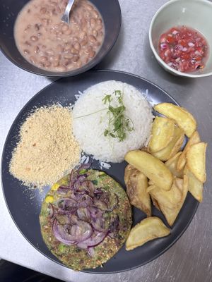 Typical Brazilian plate 🍽️   at O Barão in Maiori