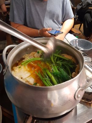 Hotpot at Lẩu Chay & Coffee Nhà Nát in Ho Chi Minh City