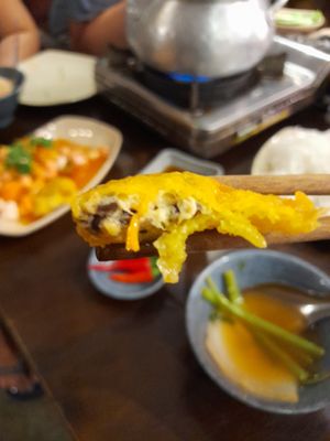 Crispy vegan at Lẩu Chay & Coffee Nhà Nát in Ho Chi Minh City