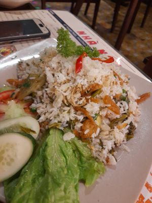 Fried rice at Lẩu Chay & Coffee Nhà Nát in Ho Chi Minh City