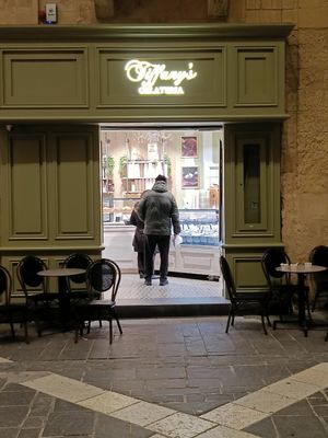 Front of store at Tiffany's Gelateria in Valletta