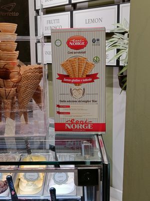 These cones are vegan at Tiffany's Gelateria in Valletta