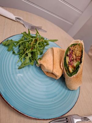 Falafel flatbreads at The Acai Girls in South West London