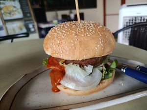  at Rainy's Veggie Burgers in Chiang Mai