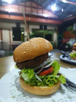  at Rainy's Veggie Burgers in Chiang Mai
