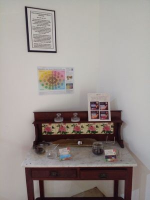 Sample chocolates (the two here were vegan) at Belmont Estate in Belmont