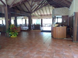 Inside the restaurant at Belmont Estate in Belmont