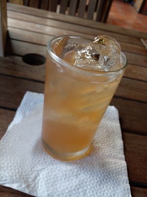 Nutmeg Pod Juice at Belmont Estate in Belmont